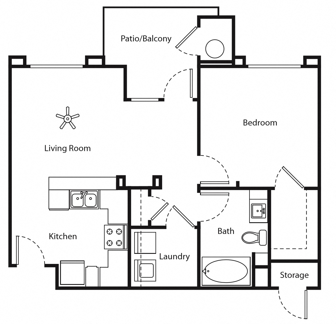 Corona, CA Metro at Main Apartments 1 bedroom 1 bath